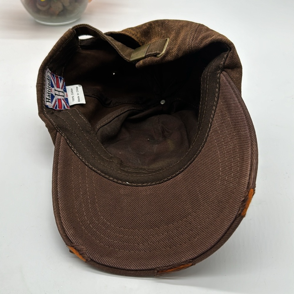 Hattitude Distressed Rose Baseball Hat Adjustable HT6255D - Picture 4 of 5